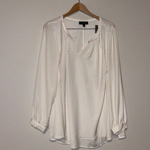 Lane Bryant peasant tunic blouse